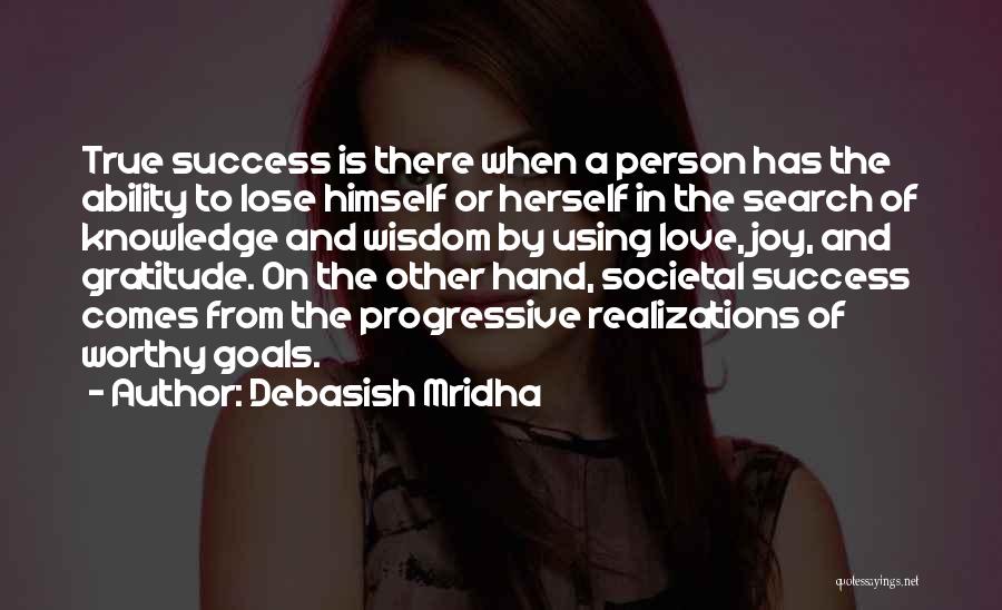 Gratitude For Success Quotes By Debasish Mridha