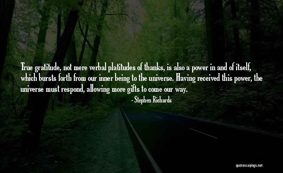 Gratitude Is A Must Quotes By Stephen Richards Gratitude Is A Must Quotes By Stephen Richards