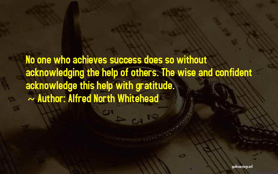 Gratitude Others Quotes By Alfred North Whitehead