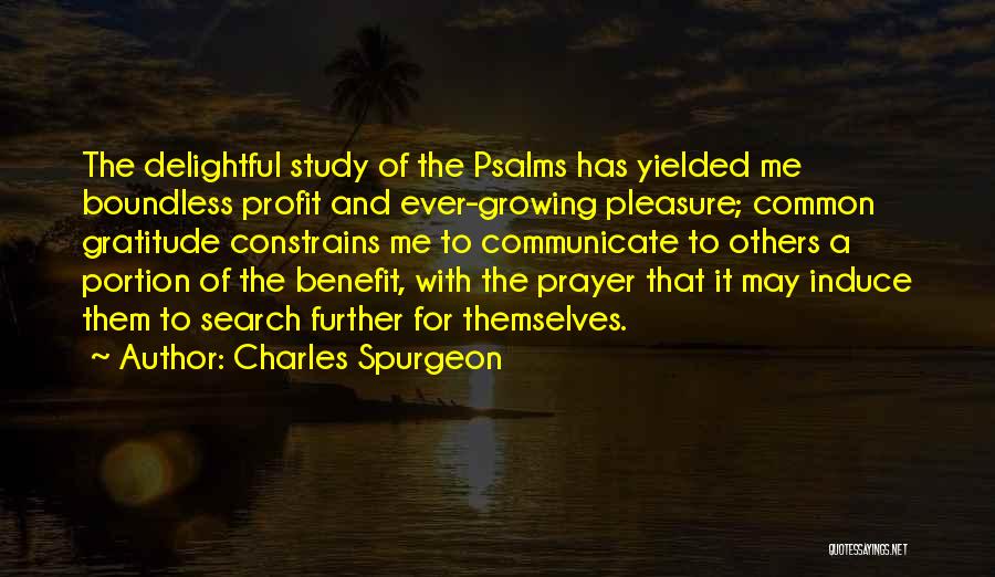 Gratitude Others Quotes By Charles Spurgeon