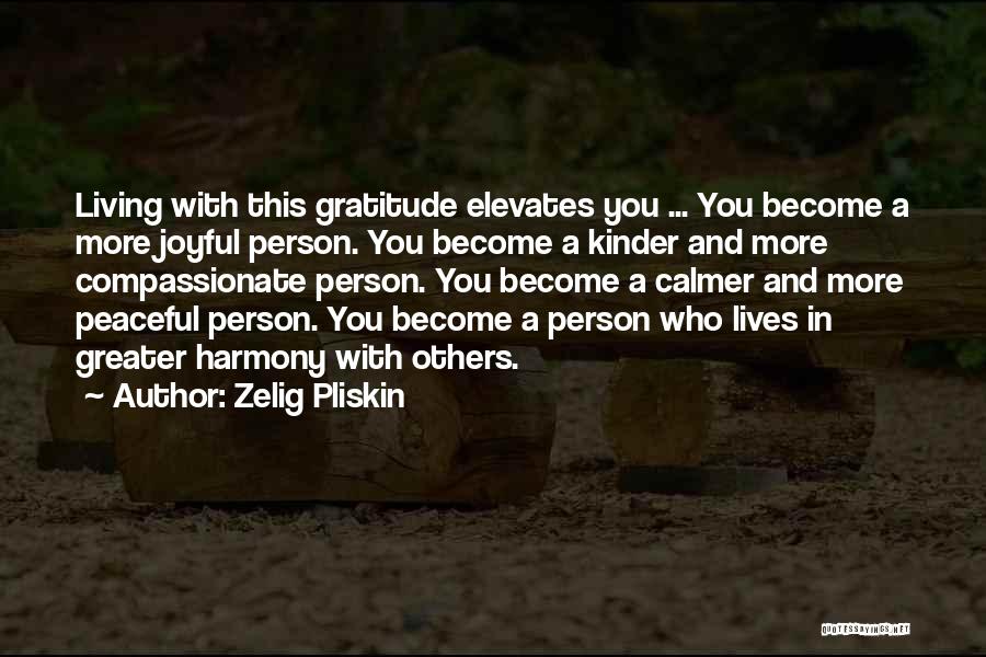 Gratitude Others Quotes By Zelig Pliskin