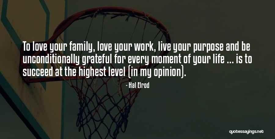 Gratitude To Family Quotes By Hal Elrod