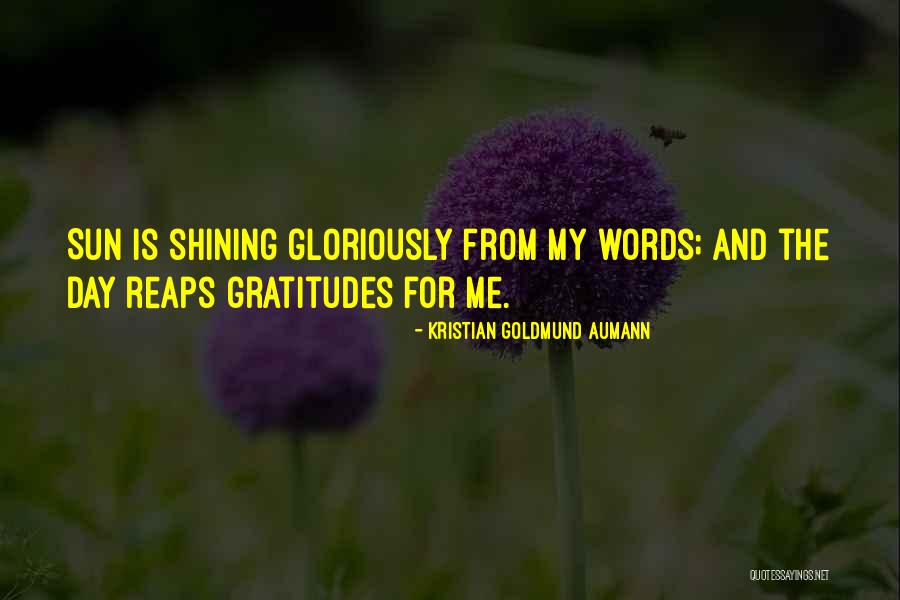 Gratitudes Quotes By Kristian Goldmund Aumann Gratitudes Quotes By Kristian Goldmund Aumann