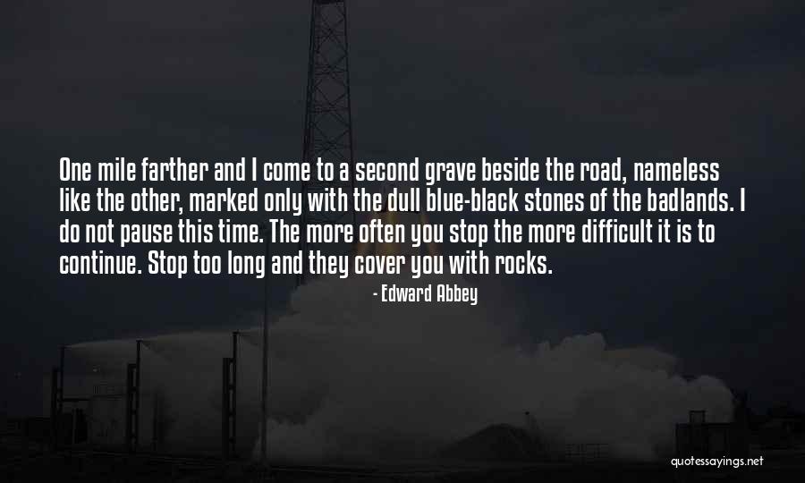 Grave Stones Quotes By Edward Abbey