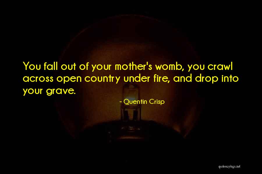 Grave Under Quotes By Quentin Crisp Grave Under Quotes By Quentin Crisp