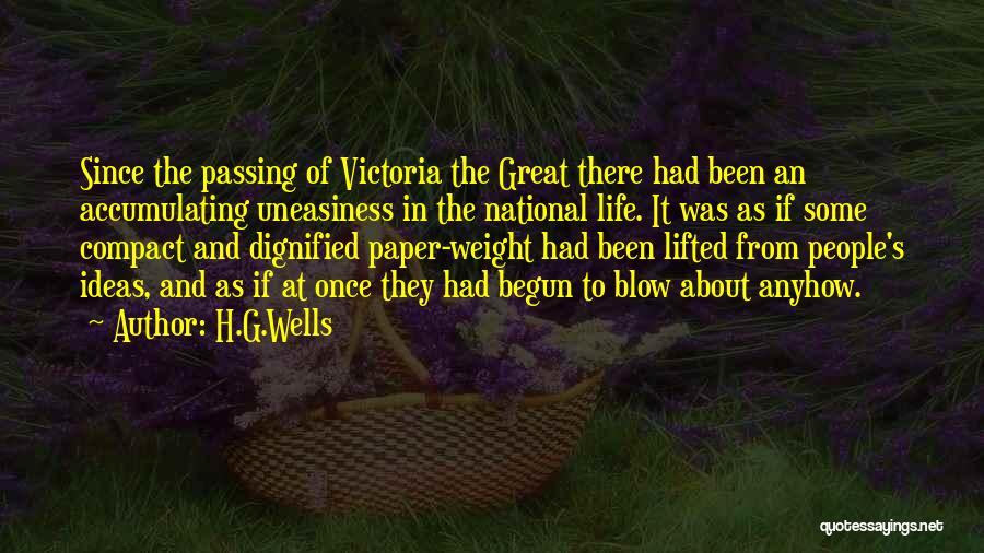 Graveline Group Quotes By H.G.Wells