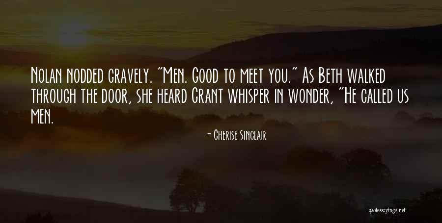 Gravely Quotes By Cherise Sinclair Gravely Quotes By Cherise Sinclair