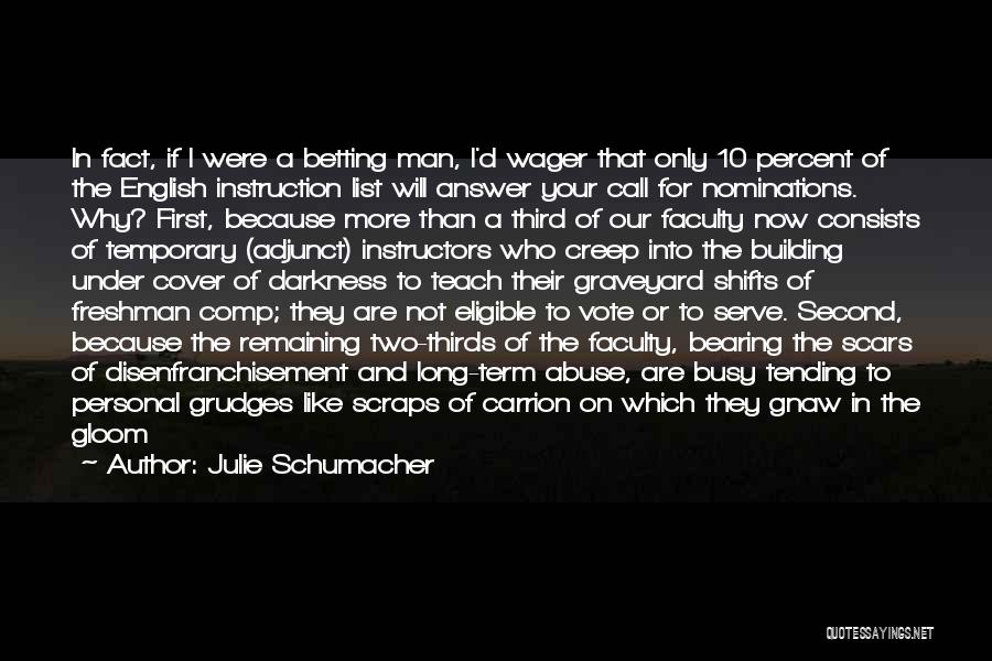 Graveyard Quotes By Julie Schumacher
