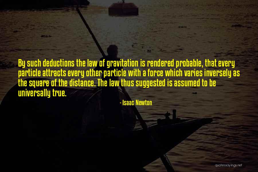 Gravitation Quotes By Isaac Newton