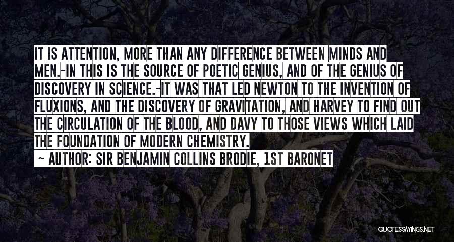 Gravitation Quotes By Sir Benjamin Collins Brodie, 1st Baronet
