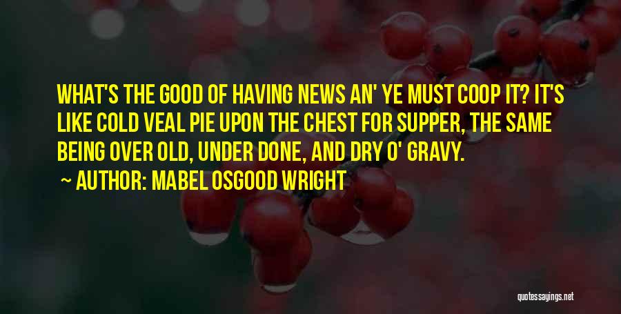 Gravy Quotes By Mabel Osgood Wright