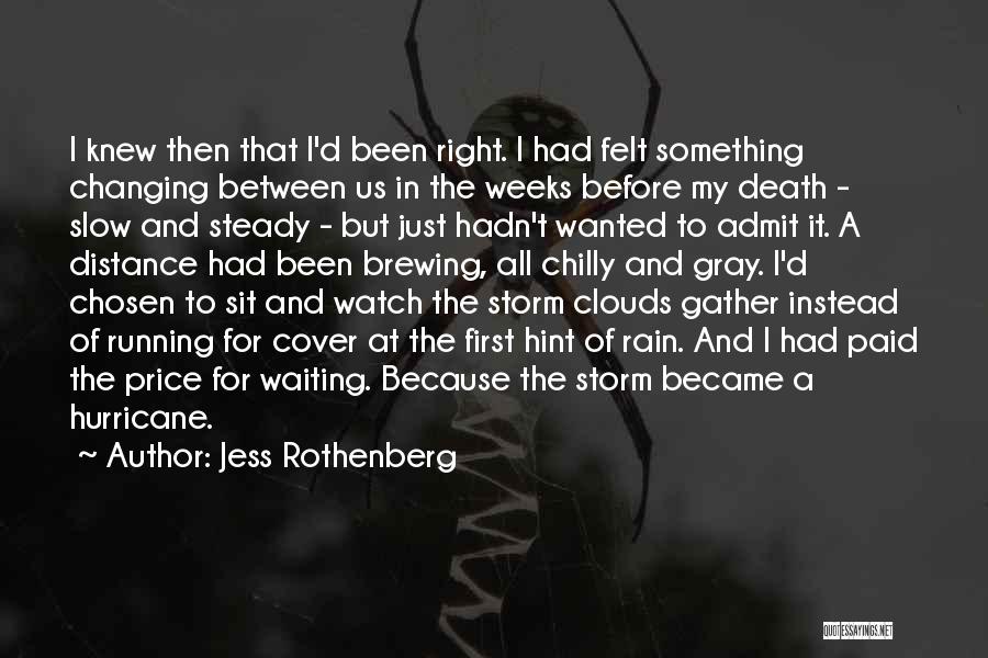 Gray Clouds Quotes By Jess Rothenberg