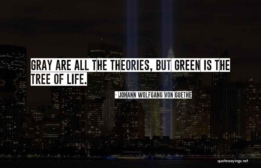 Gray Green Quotes By Johann Wolfgang Von Goethe Gray Green Quotes By Johann Wolfgang Von Goethe