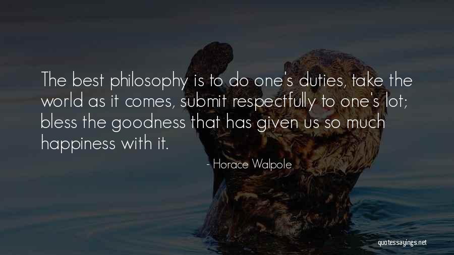 Graziele Camagong Quotes By Horace Walpole Graziele Camagong Quotes By Horace Walpole