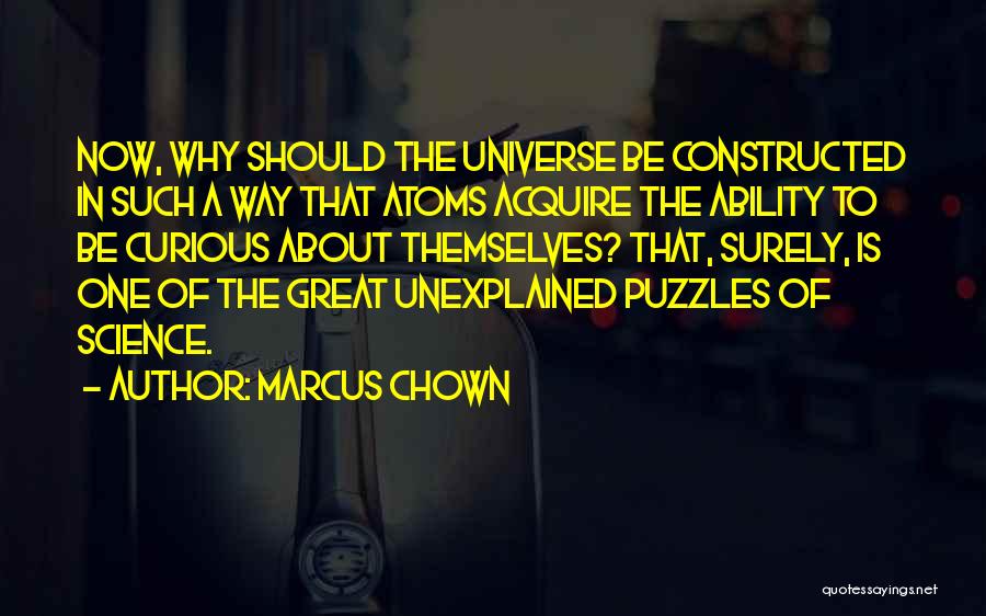 Great Ability Quotes By Marcus Chown