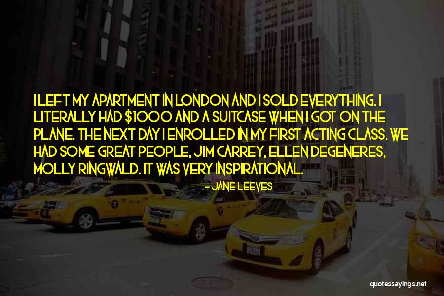 Great Acting Quotes By Jane Leeves Great Acting Quotes By Jane Leeves