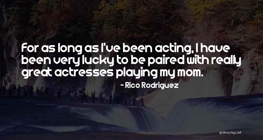 Great Acting Quotes By Rico Rodriguez Great Acting Quotes By Rico Rodriguez