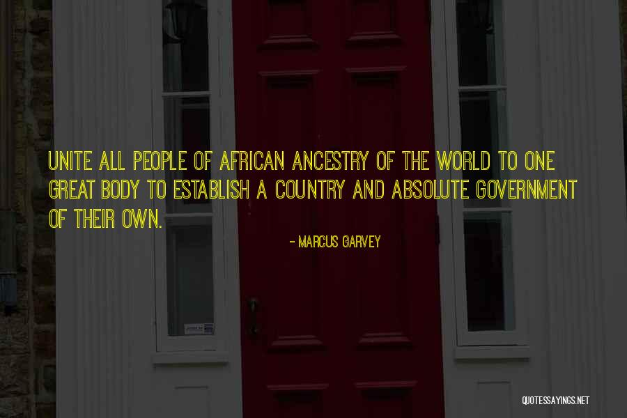 Great African Quotes By Marcus Garvey Great African Quotes By Marcus Garvey