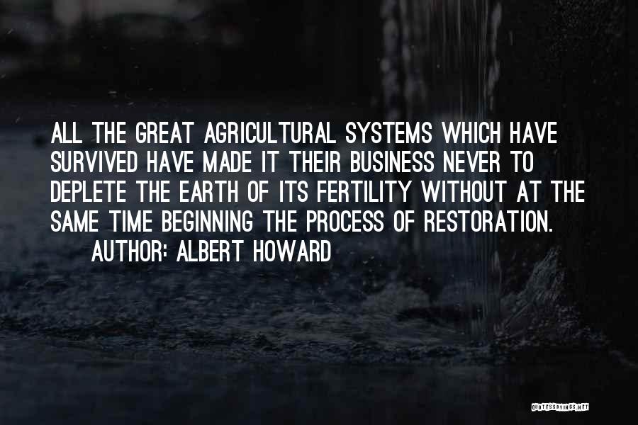 Great All Time Quotes By Albert Howard