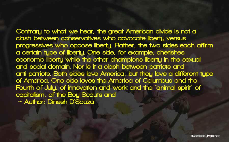 Great American Flag Quotes By Dinesh D'Souza
