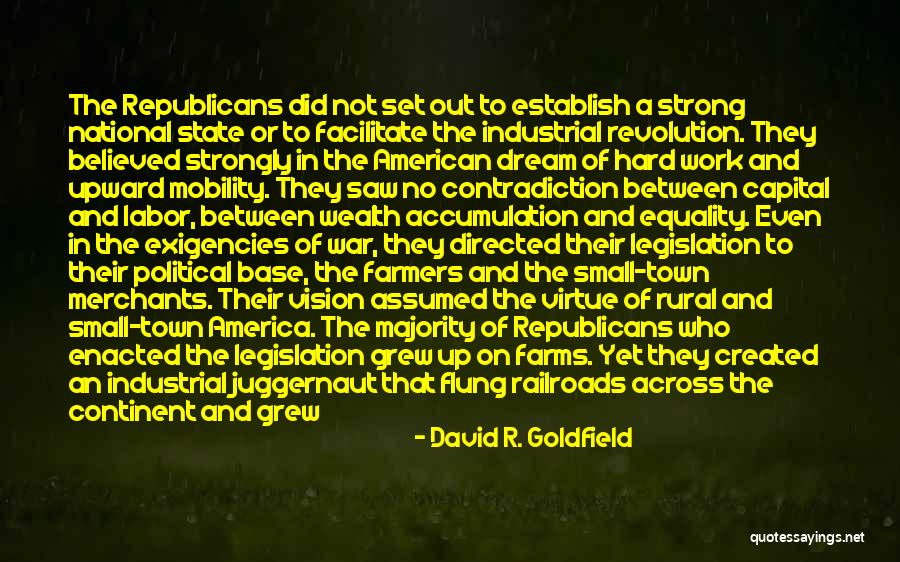 Great American Revolution Quotes By David R. Goldfield