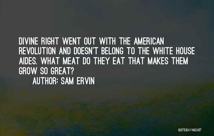 Great American Revolution Quotes By Sam Ervin