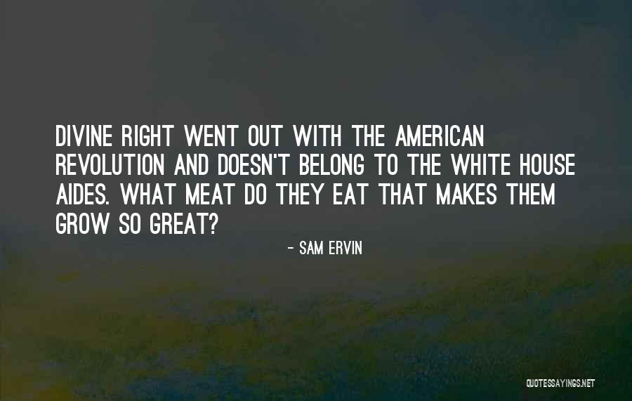 Great American Revolution Quotes By Sam Ervin