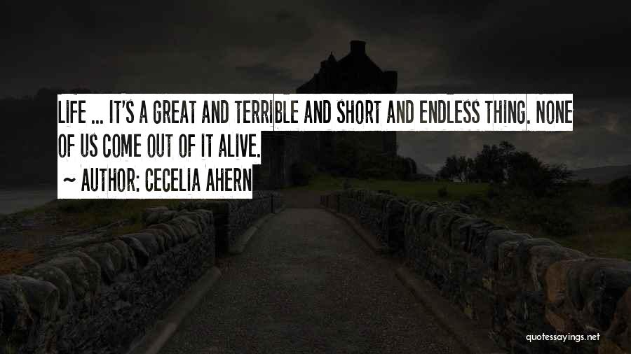 Great And Short Quotes By Cecelia Ahern