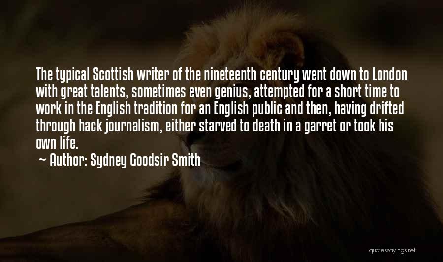 Great And Short Quotes By Sydney Goodsir Smith