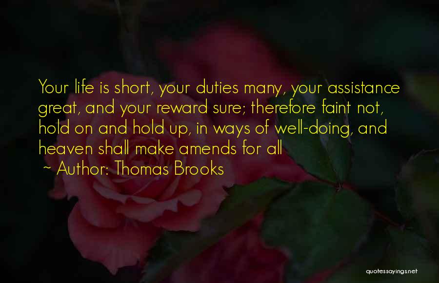 Great And Short Quotes By Thomas Brooks