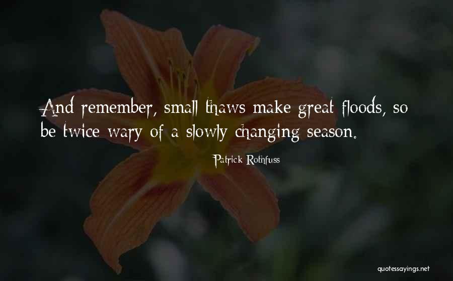 Great And Small Quotes By Patrick Rothfuss Great And Small Quotes By Patrick Rothfuss