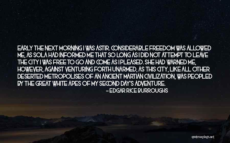 Great Apes Quotes By Edgar Rice Burroughs Great Apes Quotes By Edgar Rice Burroughs
