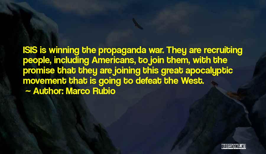 Great Apocalyptic Quotes By Marco Rubio