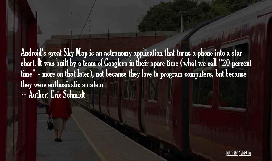 Great Application Quotes By Eric Schmidt