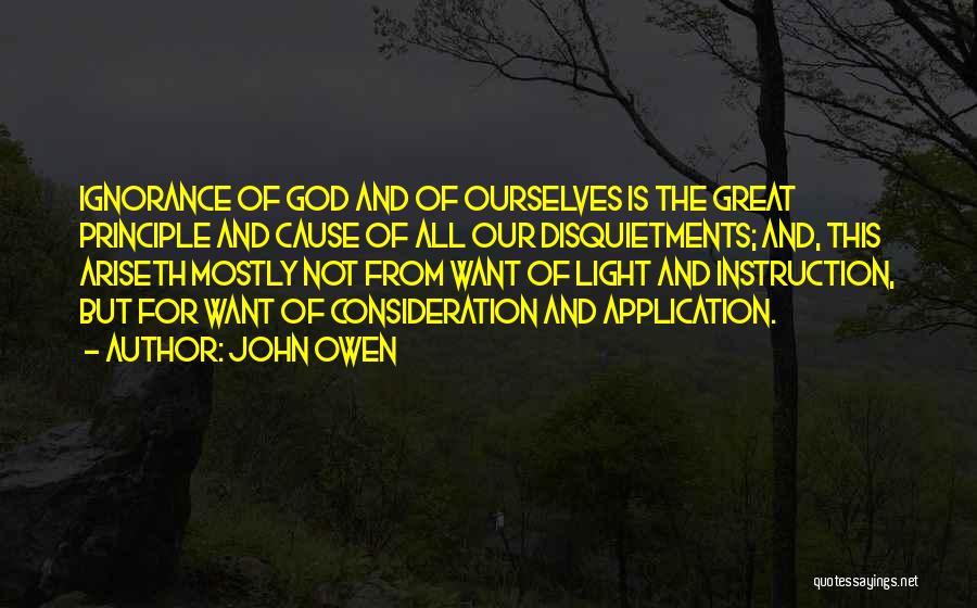 Great Application Quotes By John Owen