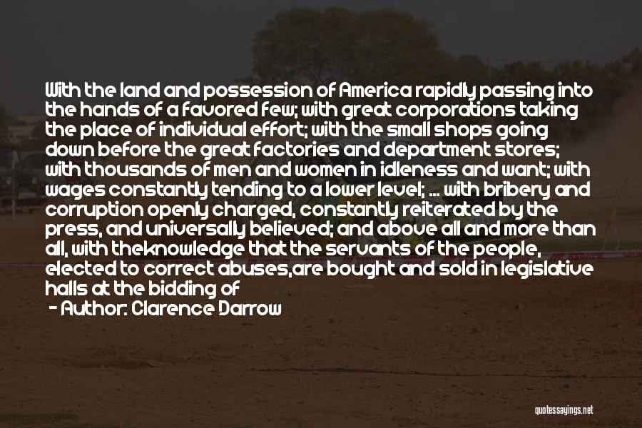 Great Awakening Quotes By Clarence Darrow