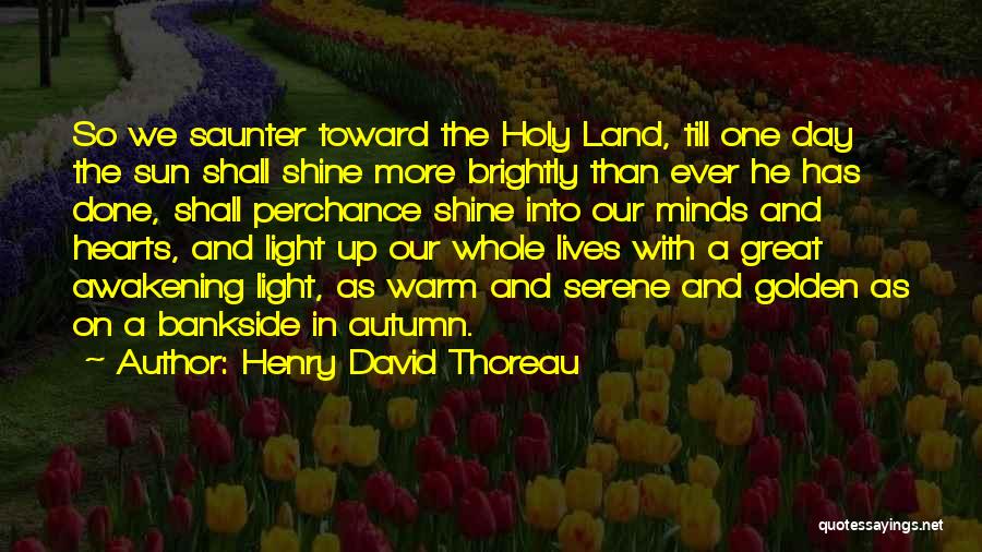 Great Awakening Quotes By Henry David Thoreau