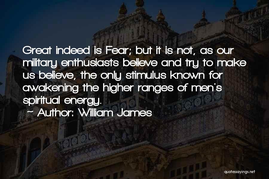 Great Awakening Quotes By William James