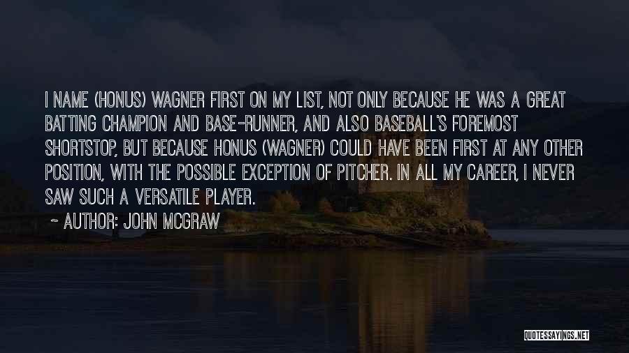 Great Baseball Player Quotes By John McGraw