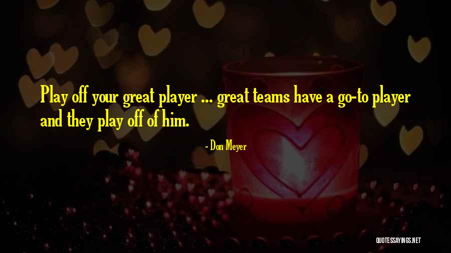 Great Basketball Team Quotes By Don Meyer Great Basketball Team Quotes By Don Meyer