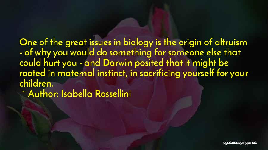 Great Be Yourself Quotes By Isabella Rossellini