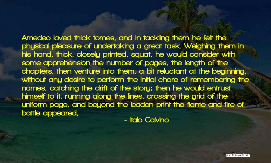 Great Beginning Quotes By Italo Calvino