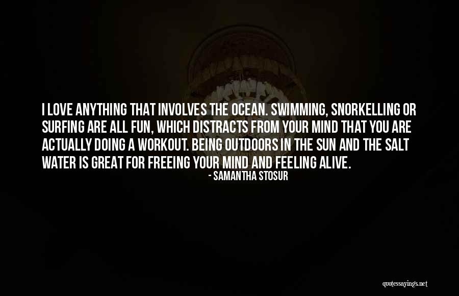 Great Being In Love Quotes By Samantha Stosur