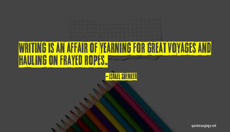 Great Boating Quotes By Israel Shenker