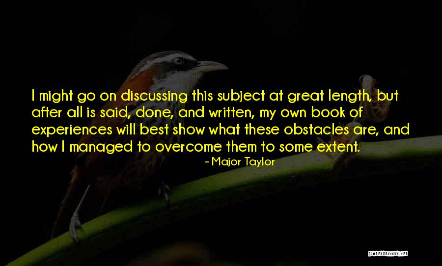 Great Book Of Quotes By Major Taylor Great Book Of Quotes By Major Taylor
