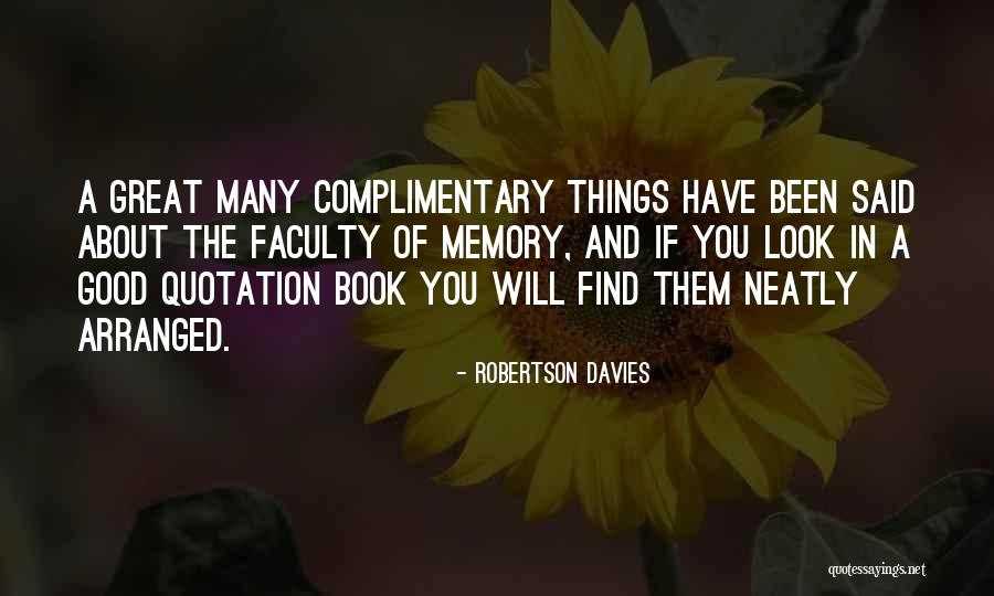 Great Book Of Quotes By Robertson Davies Great Book Of Quotes By Robertson Davies