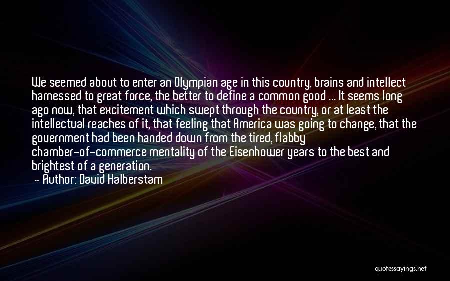Great Brains Quotes By David Halberstam