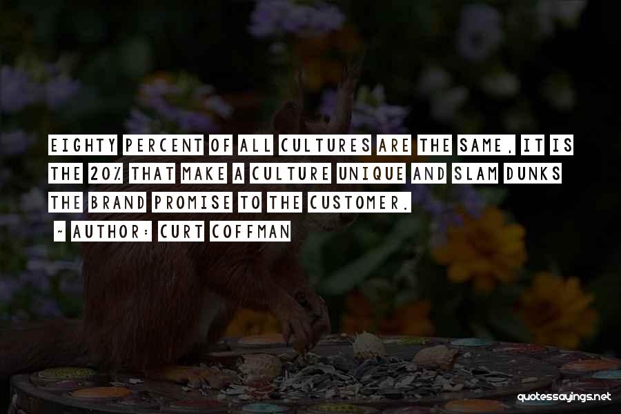 Great Brand Strategy Quotes By Curt Coffman