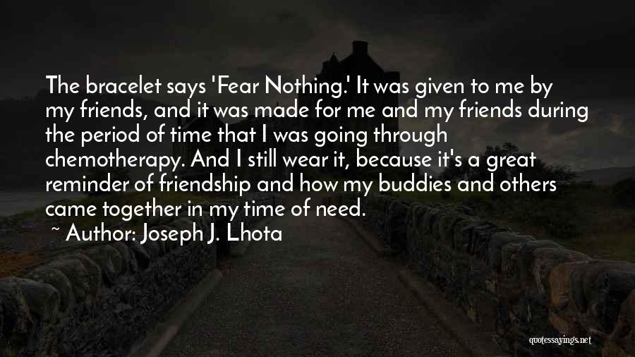 Great Buddies Quotes By Joseph J. Lhota