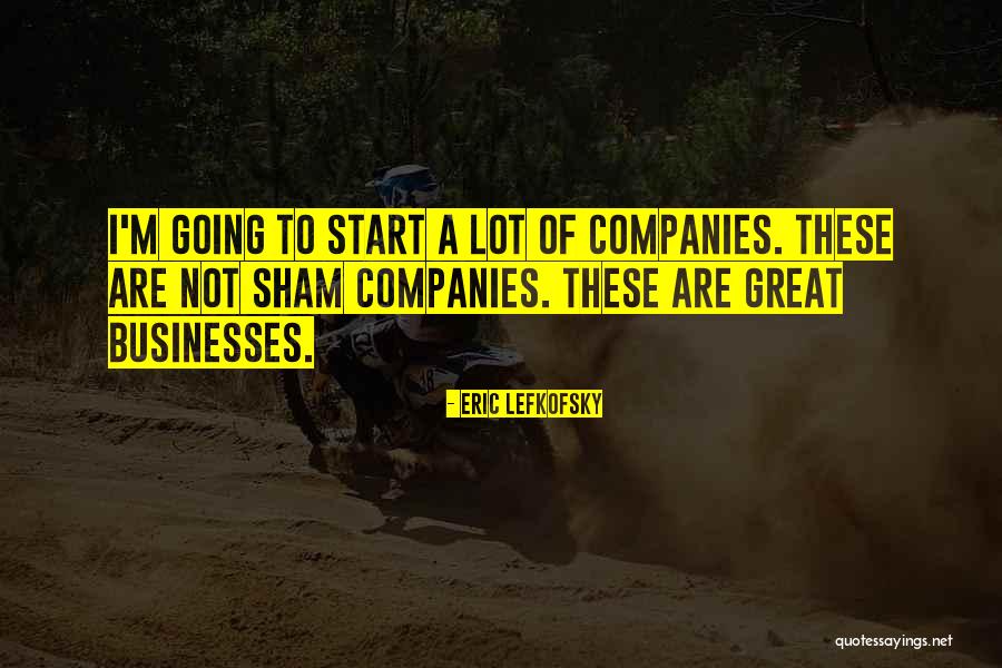 Great Businesses Quotes By Eric Lefkofsky